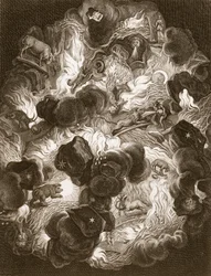 Le Chaos, gravé par Bernard Picart (1673-1733), 1731
